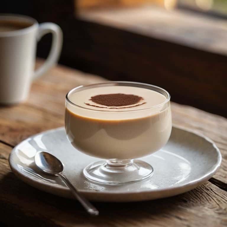 Indulge in Coffee Panna Cotta dessert