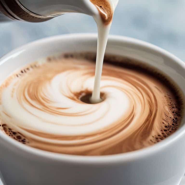 Latte Milk Foam Texture