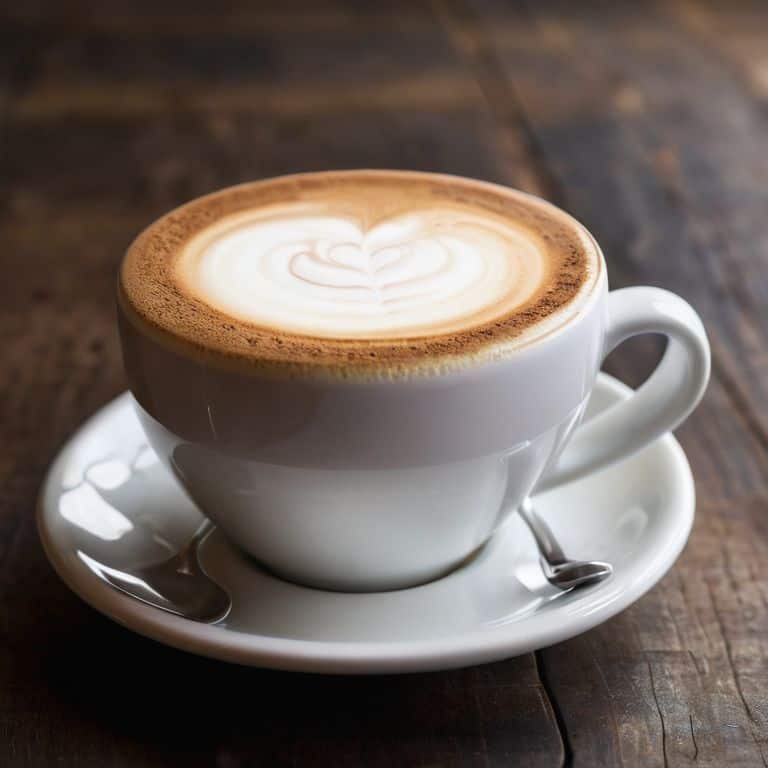 Cappuccino Milk Foam Texture