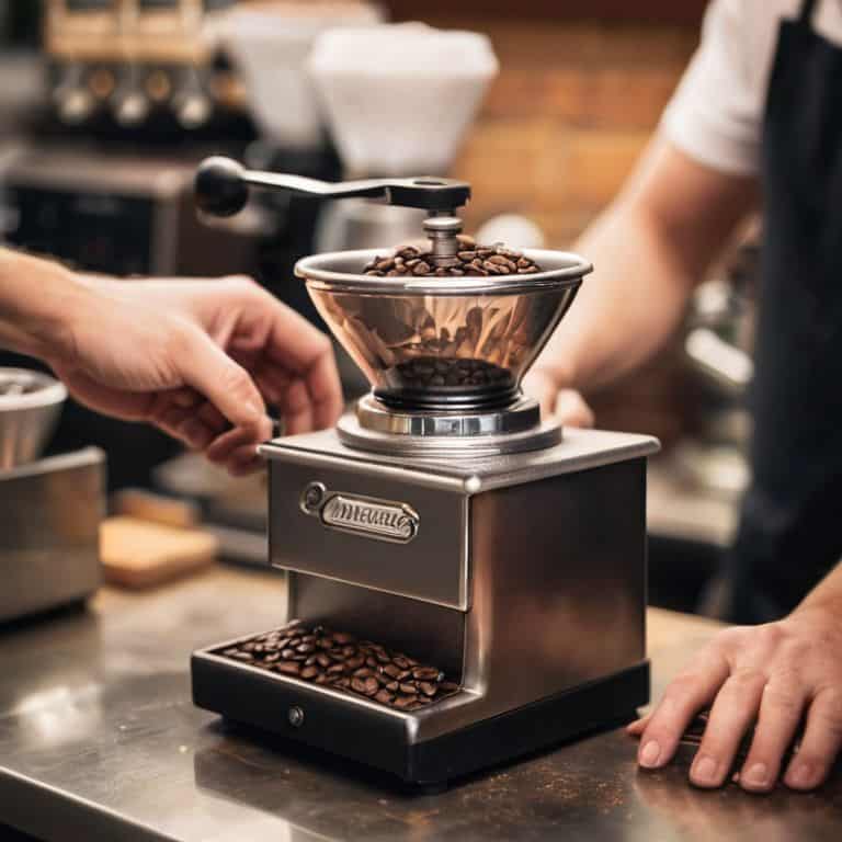 Flat Burr Grinders in action