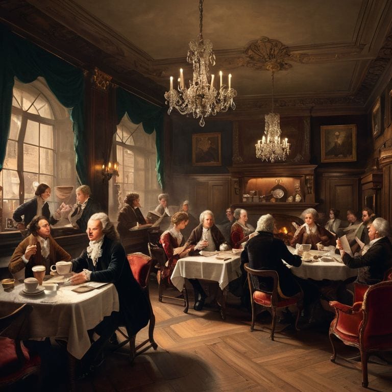 A Legacy of Enlightenment coffee house