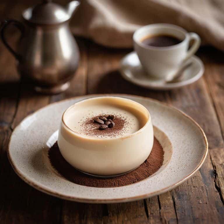 a recipe for coffee panna cotta