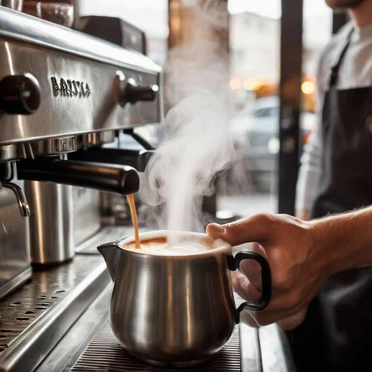 Steaming milk for baristas