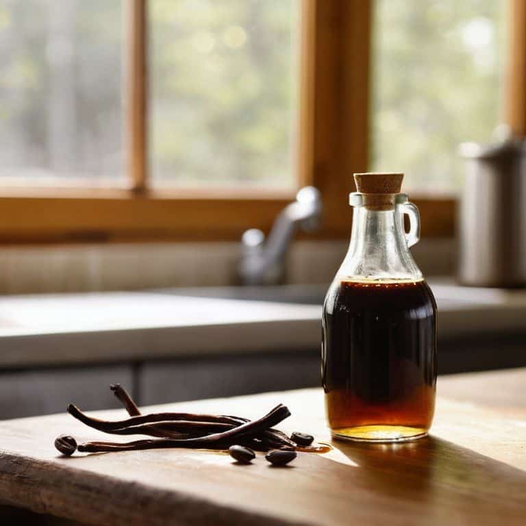 Vanilla syrup for perfect coffee brew