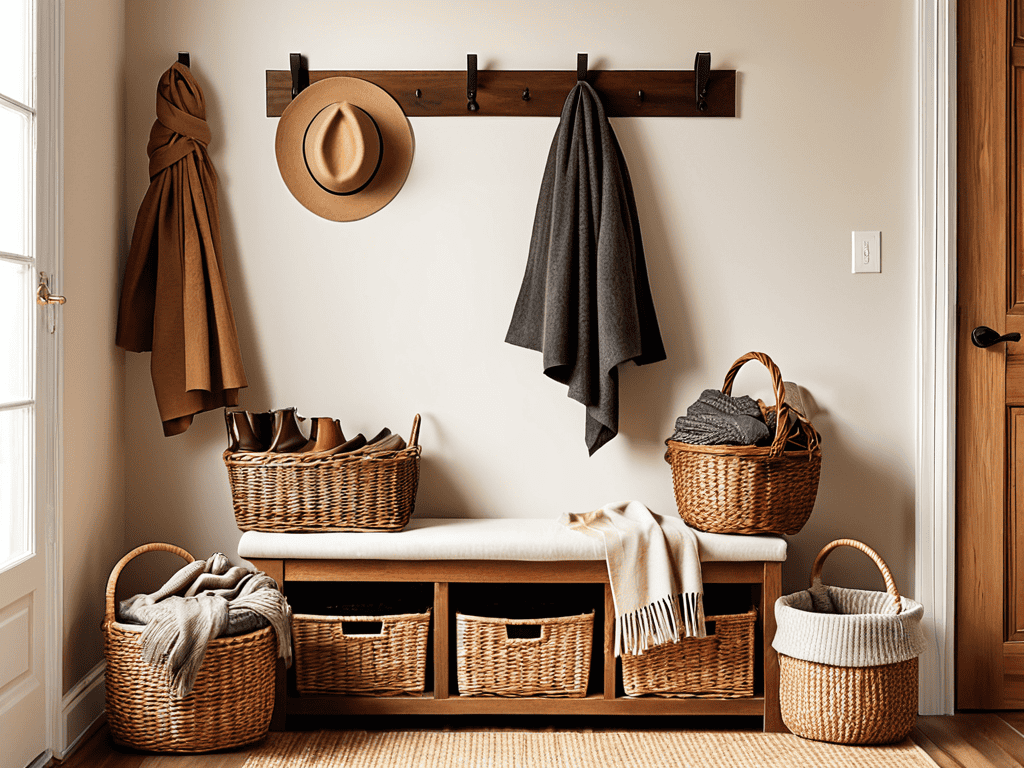 DIY Mudroom Bench Storage