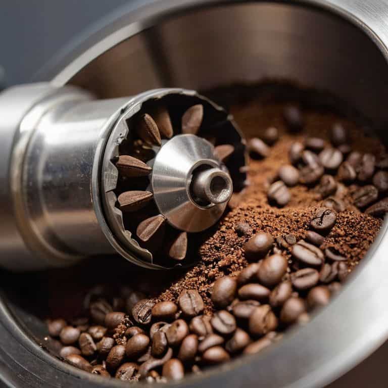 Conical Burr Grinders in action