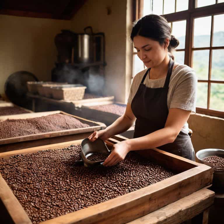 Key Features in Action coffee beans