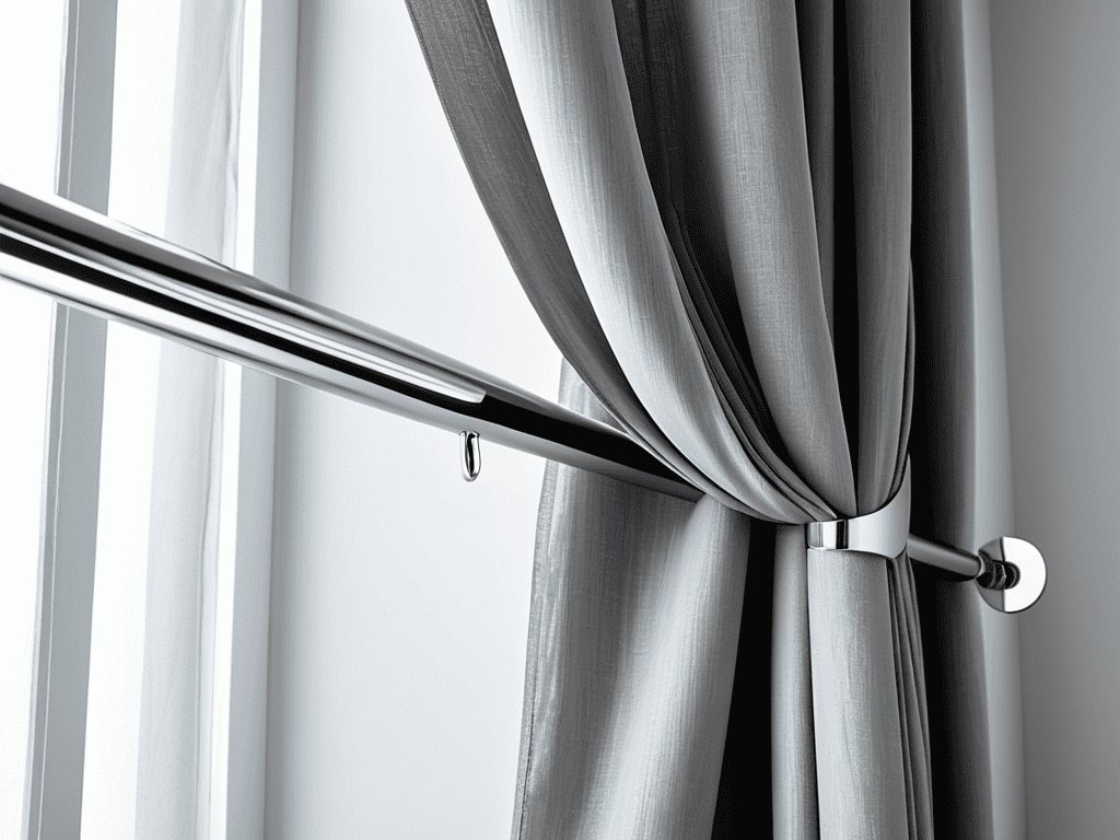 Drill Free Curtain Rods installation