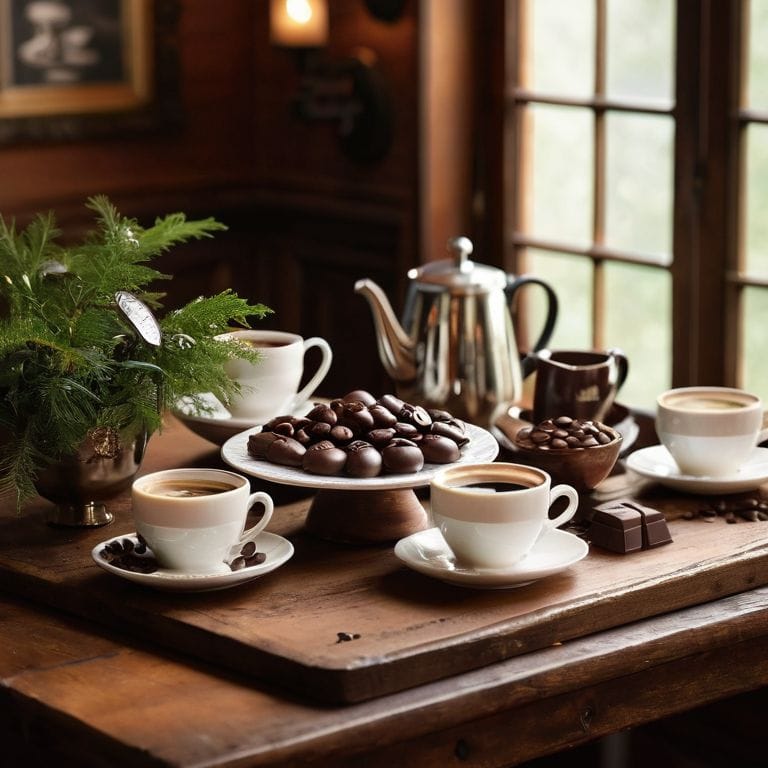 Coffee and chocolate tasting experience