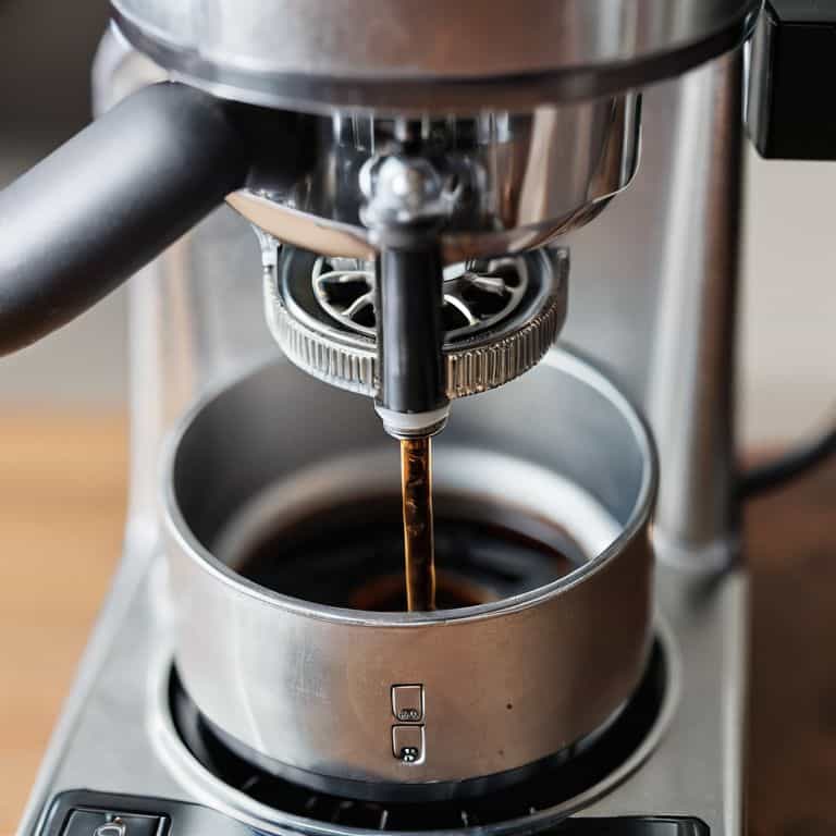 Automatic drip coffee machine inner workings