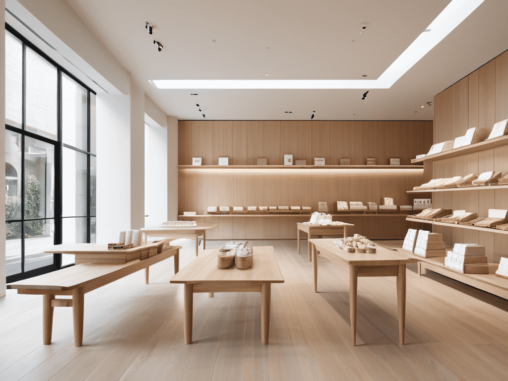 Low-Dopamine Retail store interior