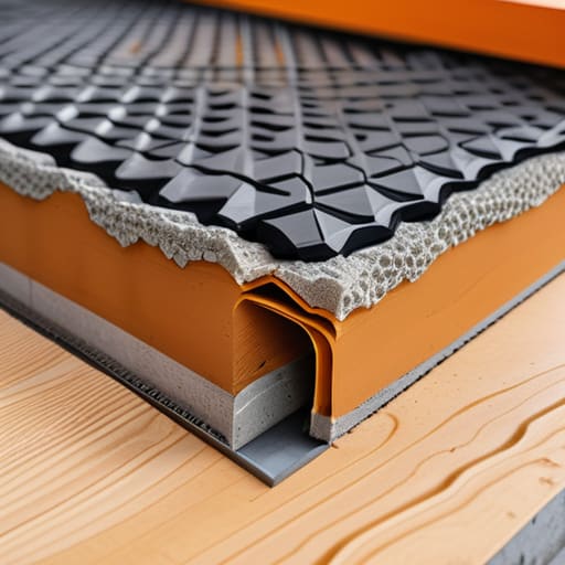 Solid Footing: Sub-floor Vibrational Decoupling Membranes
